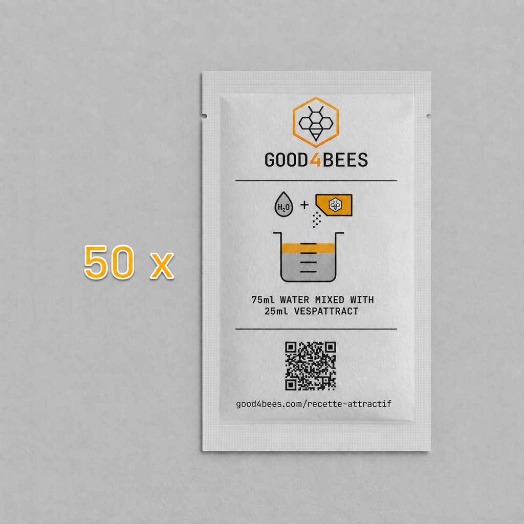 VESPATTRACT - Attractif frelon asiatique pour piège GOOD4BEES (50 pièces)